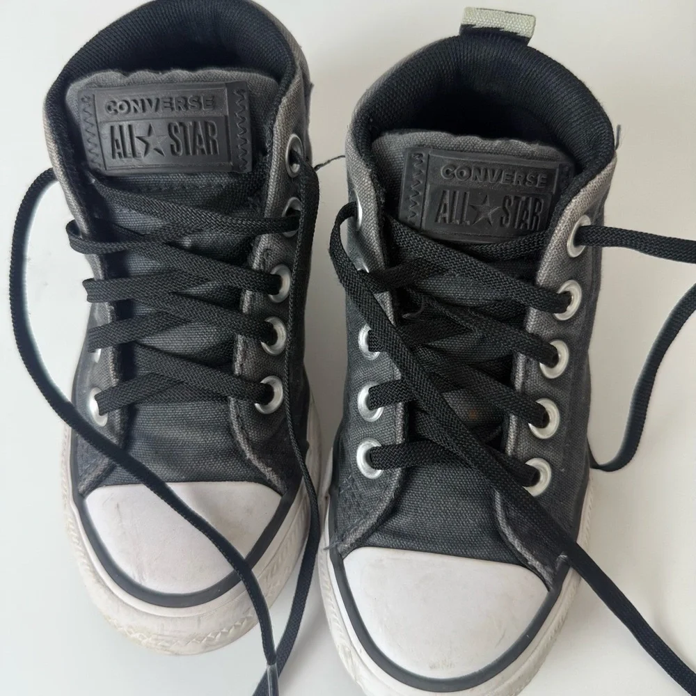 Converse Black and White‎ High-Top Sneakers